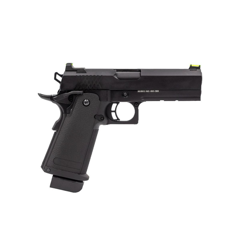 Réplique GBB Raven gaz Hi-Capa 4.3 Noir 0,9J