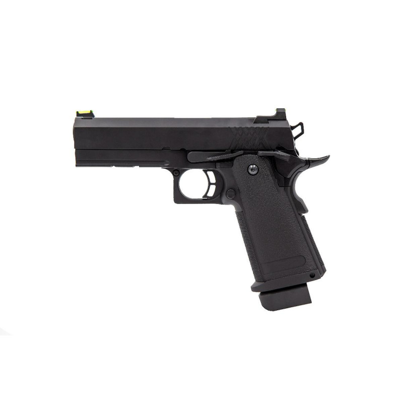 Réplique GBB Raven gaz Hi-Capa 4.3 Noir 0,9J