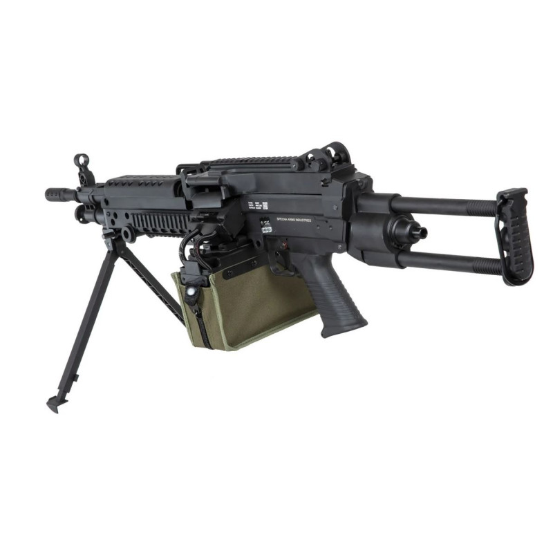 PACK MITRAILLEUSE M249 PARA FLEX SPECNA ARM NOIR