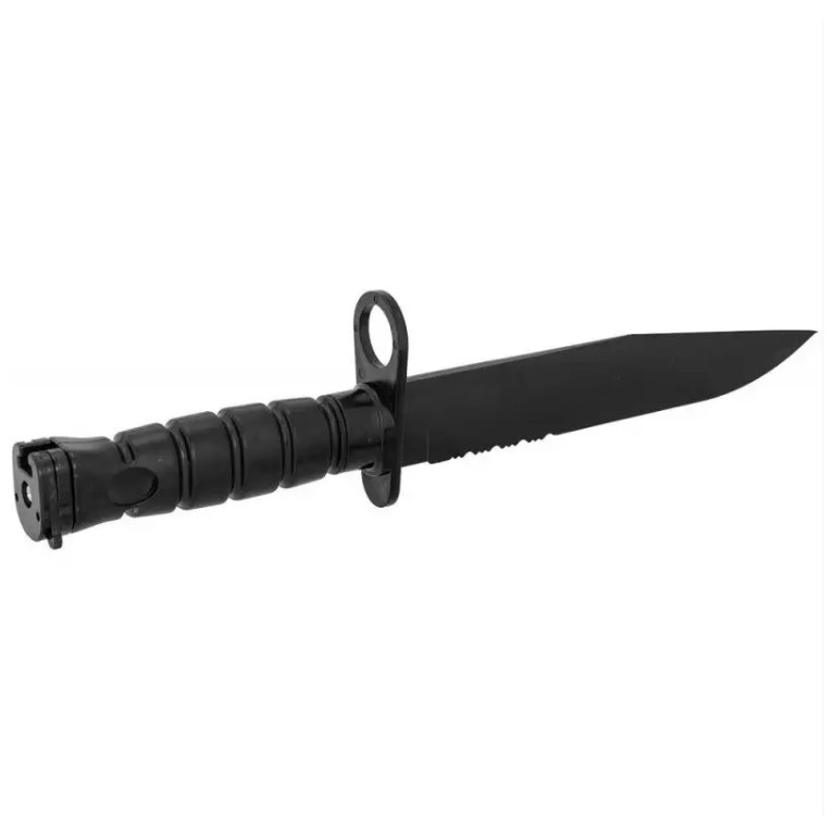 Couteau Baïonnette Factice Caoutchouc M10 S&T Armament - Noir