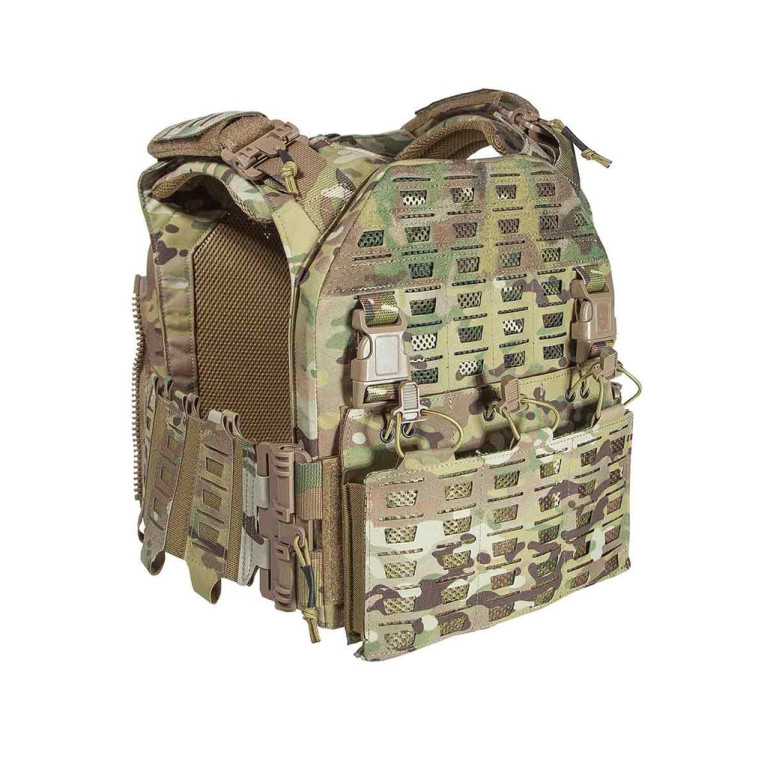 Gilet tactique porte-plaques Drake MK4 Multicam - Corso Tactical