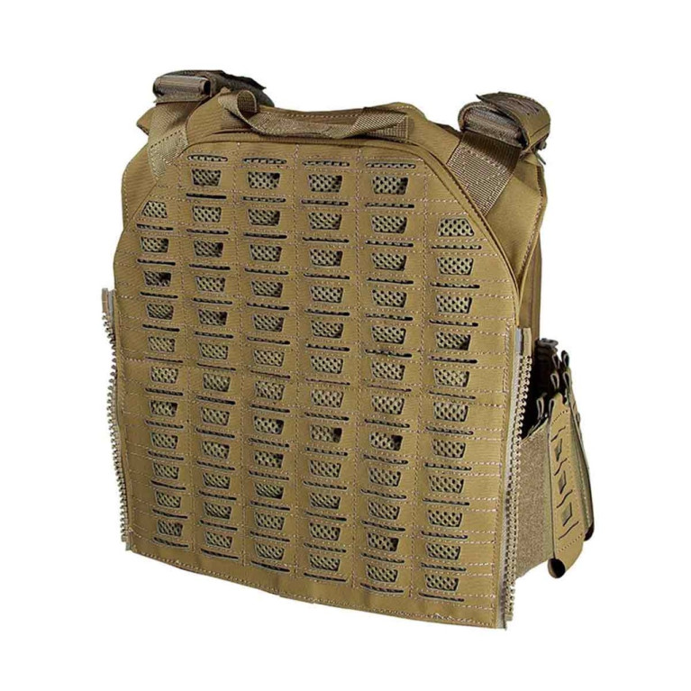 Gilet tactique porte-plaques Drake MK4 Coyote - Corso Tactical