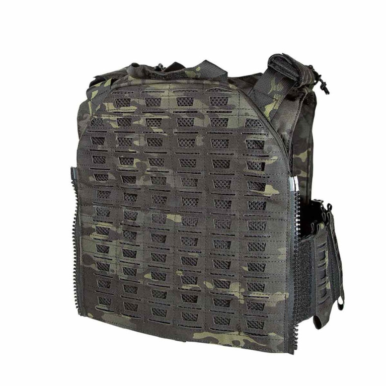 Gilet tactique porte-plaques Drake MK4 Multicam Black- Corso Tactical