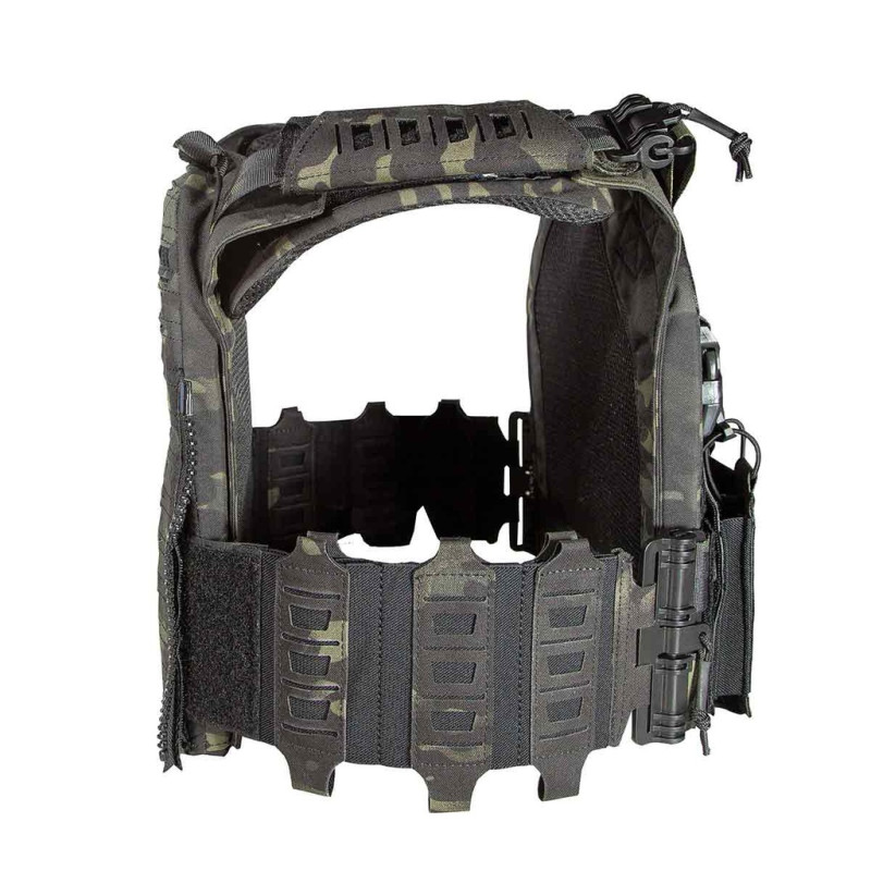 Gilet tactique porte-plaques Drake MK4 Multicam Black- Corso Tactical
