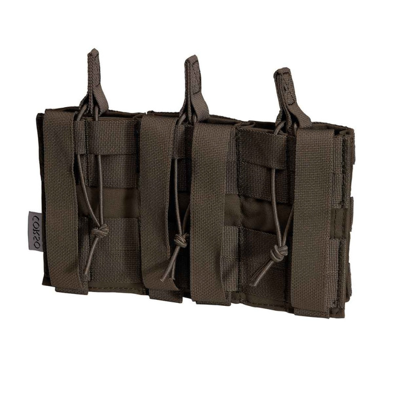 Poche porte-chargeurs triple M4 Dagger MOLLE Ranger Green - Corso Tactical