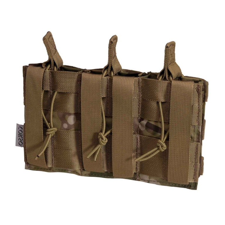 Poche porte-chargeurs triple M4 Dagger MOLLE Multicam - Corso Tactical