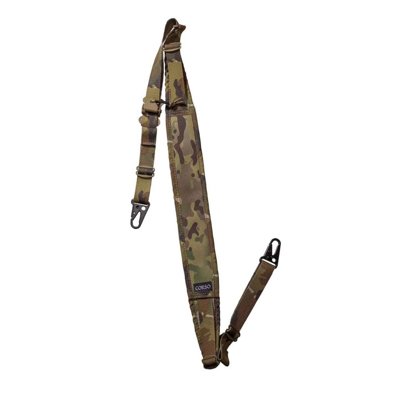 SANGLE TACTIQUE CROSSBONES MK1 2 POINTS CORSO TACTICAL MULTICAM