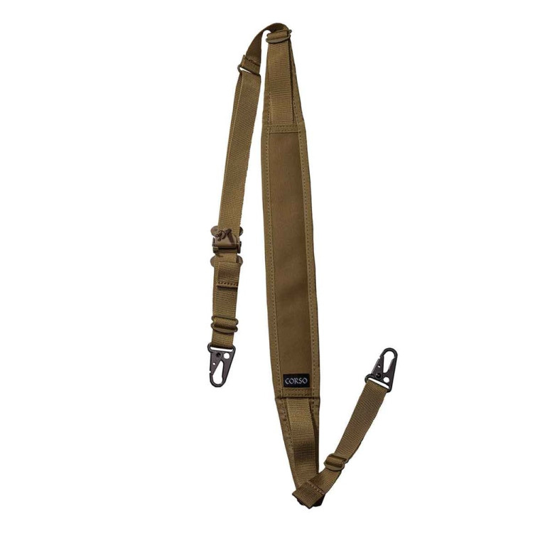 SANGLE TACTIQUE CROSSBONES MK1 2 POINTS CORSO TACTICAL COYOTE