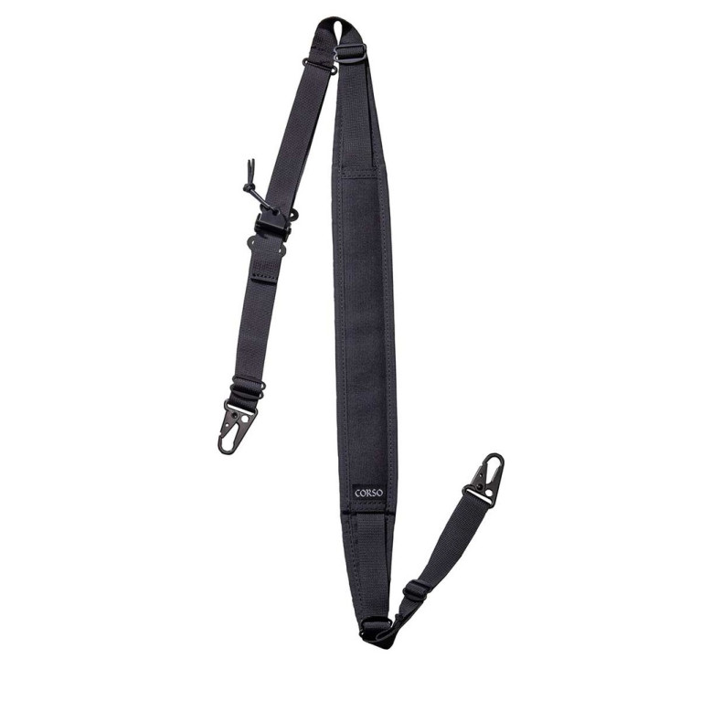 SANGLE TACTIQUE CROSSBONES MK1 2 POINTS CORSO TACTICAL NOIR