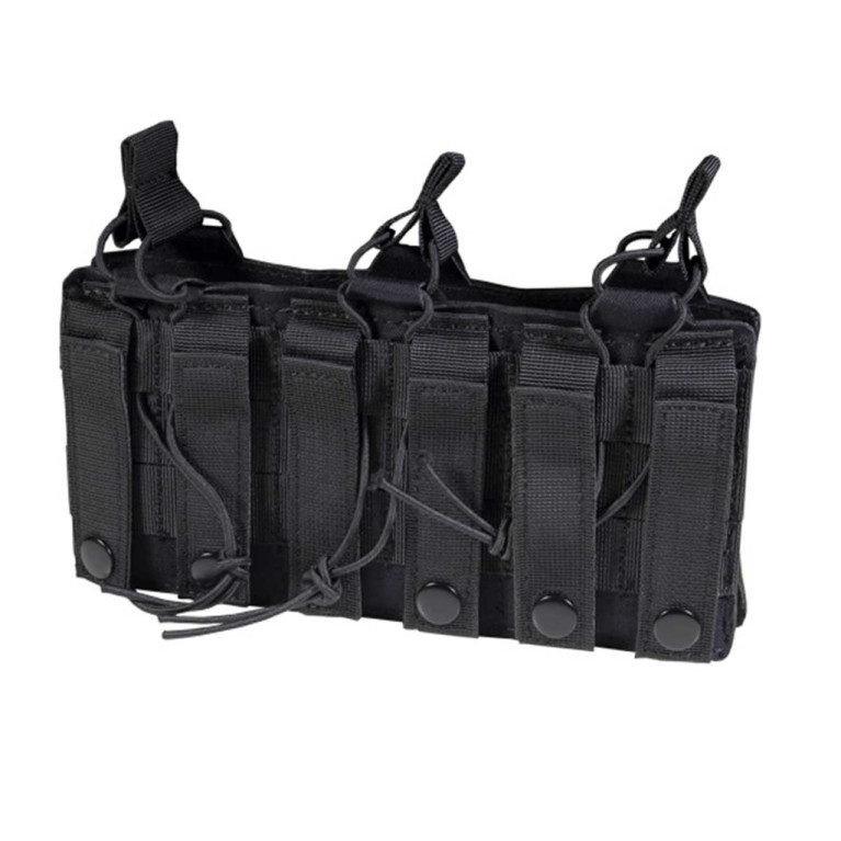 TRIPLE PORTE CHARGEUR M4/5.56 DAGGER MK1 LASERCUT CORSO TACTICAL NOIR