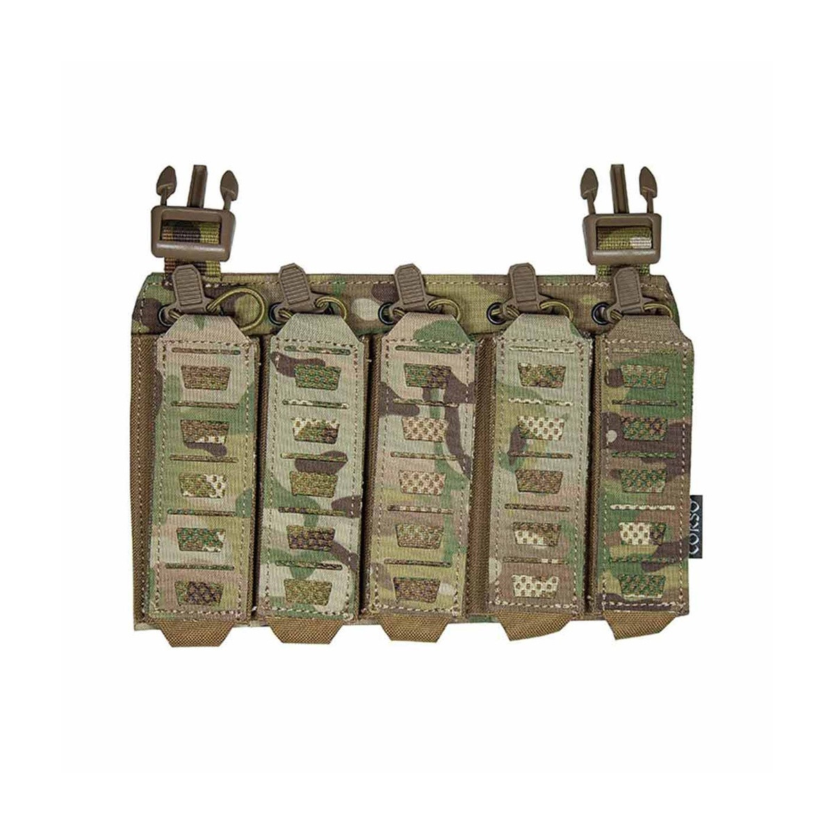 Pochette Porte-chargeurs Double 9mm MOLLE Tactique - WARGAMEGEAR - Ambidextre