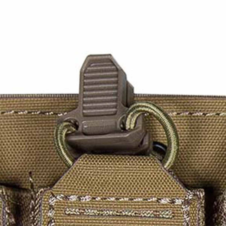 PORTE CHARGEUR FRONTAL 9MM MP5/MP7 MOLLE LASER CUT COYOTE