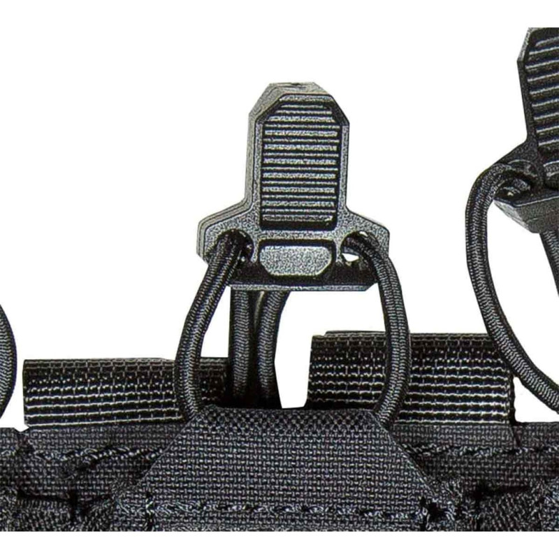PORTE CHARGEUR FRONTAL 9MM MP5/MP7 MOLLE LASER CUT NOIR