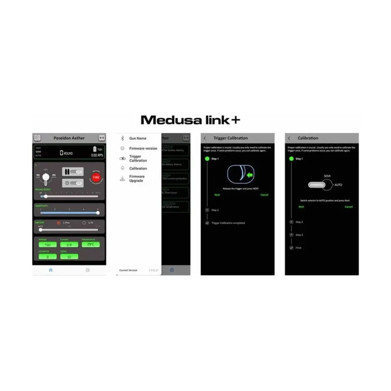 PACK M4 POSEIDON PDW AEG THESEUS MEDUSA TRACER NOIR