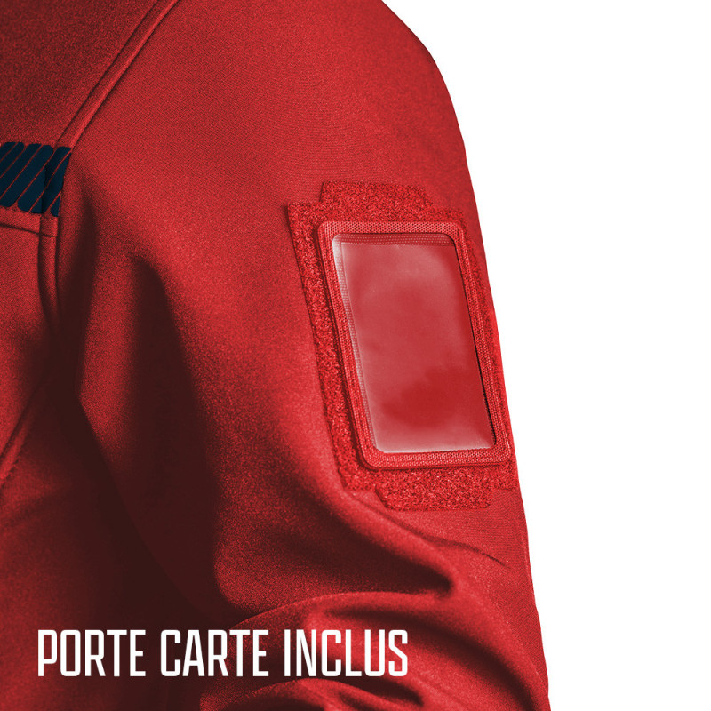 VESTE POLAIRE SÉCURITÉ INCENDIE SÉCU-ONE ROUGE