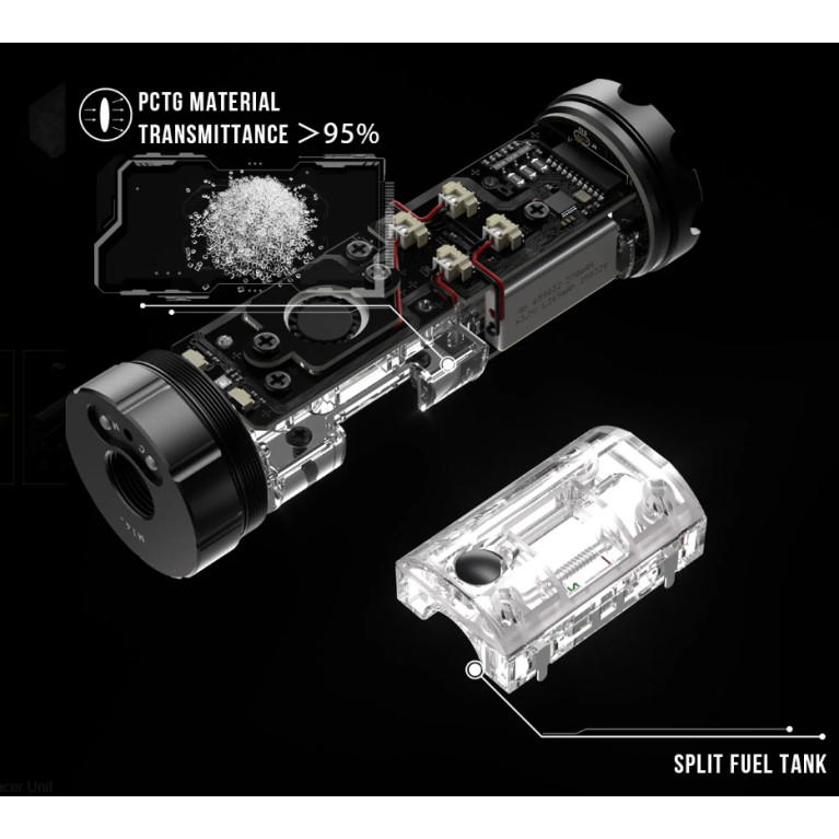Silencieux Tracer Fumé E-shooter FLARE Smoky Bluetooth & Chrony