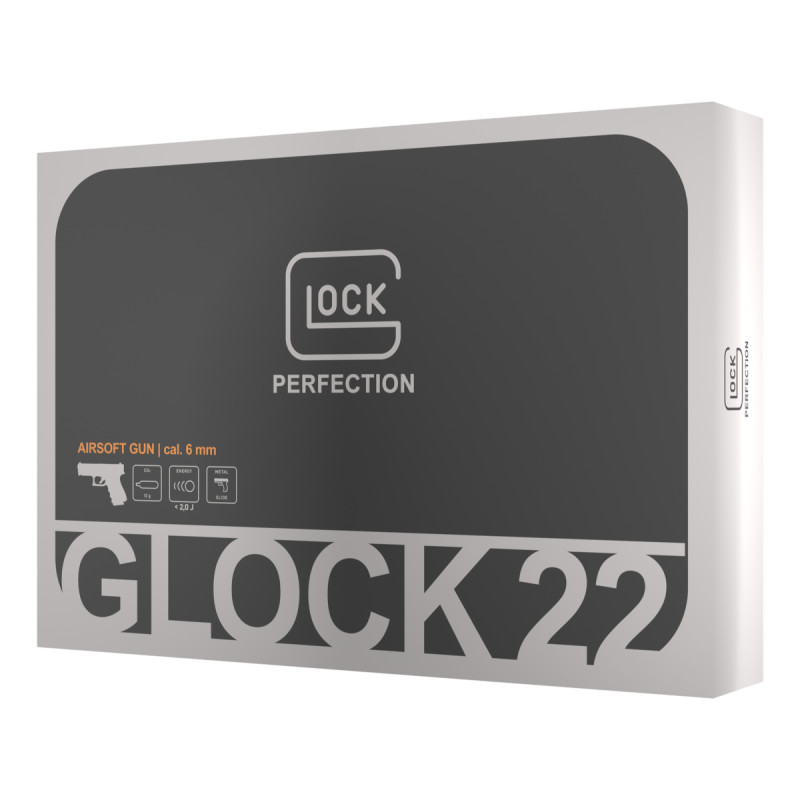 PISTOLET GLOCK 22 GEN4 BBS 6MM CO2