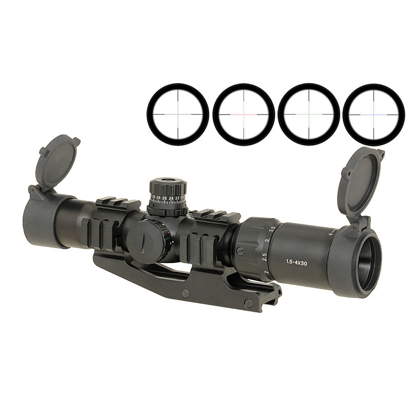 Lunette 1.5 X 4X  - 30mm + montage RIS