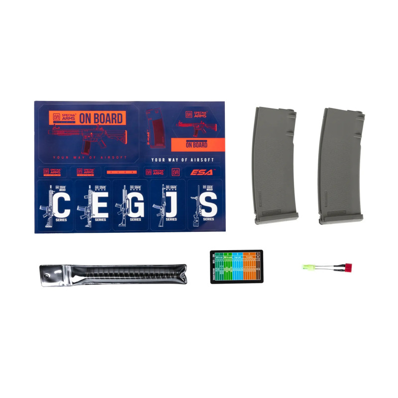 PACK REPLIQUE LONGUE 6MM SA-F08 FLEX BLDC HAL OD (pack batterie + viseur inclus)