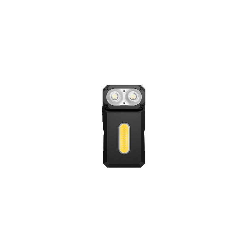 Lampe rechargeable à triple source de lumière E8 - 1000 lumens - noir