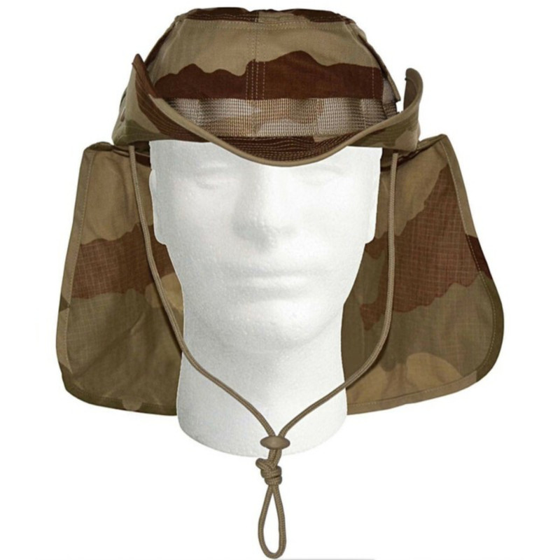 CHAPEAU DE BROUSSE DESERT AVEC PROTÈGE NUQUE