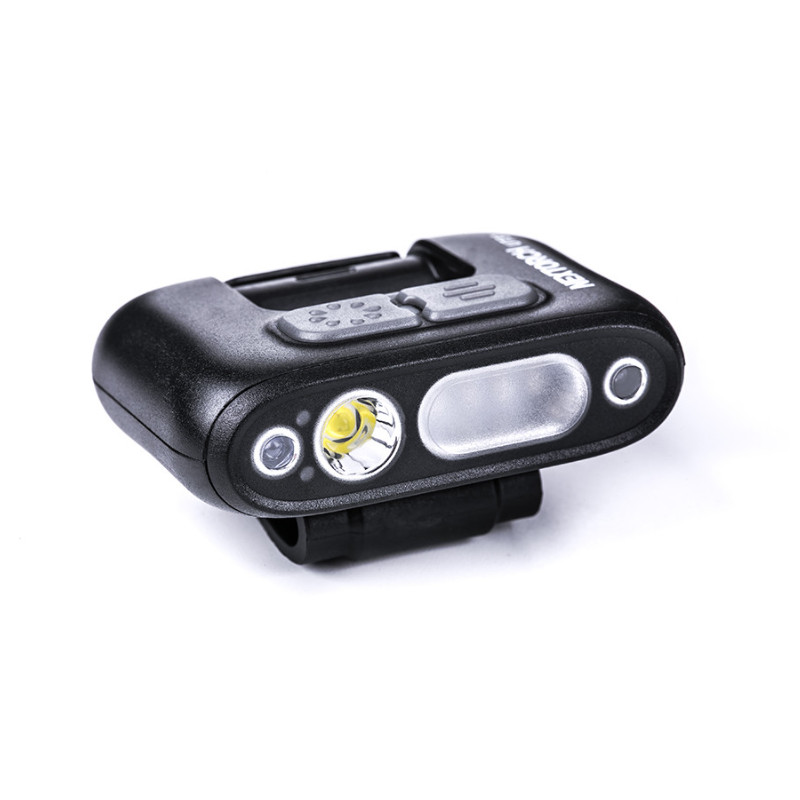 Lampe rechargeable fixation clip UT31 - éclairage blanc et rouge + strobe rouge/bleu - 220 lumens