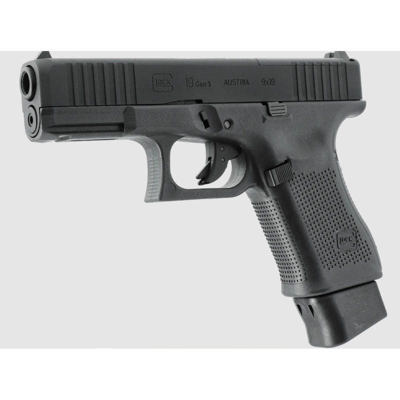 PIST GLOCK 19 GEN5 MOS BBS 6MM CO2 1J BLACK AVEC 4 INTERFACES
