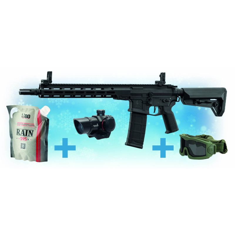 Pack de Noel replique AEG LT-44 NSR 12" + MASQUE LT + RED DOT