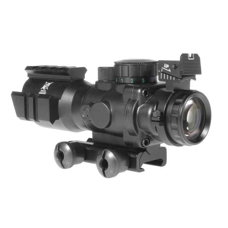 Viseur pour Airsoft 4x32 avec rétroéclairage Delta Armory Black