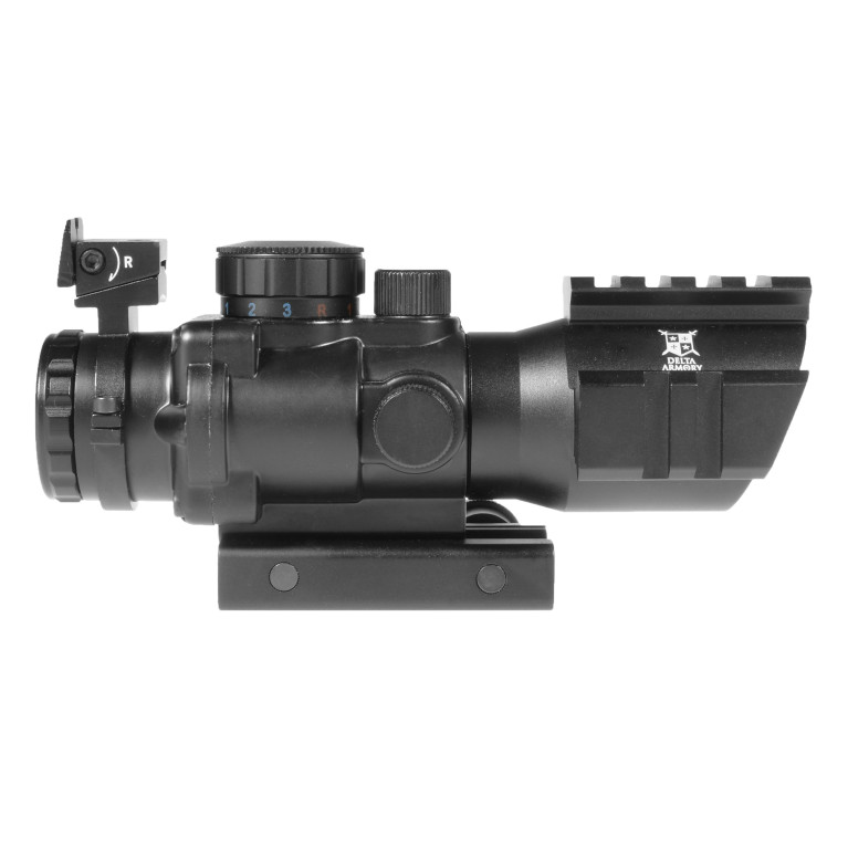 Viseur pour Airsoft 4x32 avec rétroéclairage Delta Armory Black