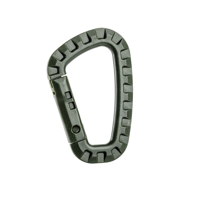 Mousqueton asymétrique vert olive