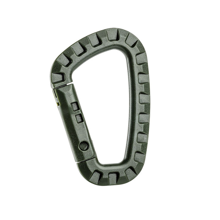 Mousqueton asymétrique vert olive