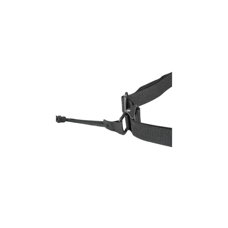 SANGLE RÉGLABLE 2 POINTS TASMANIAN TIGER NOIRE BOUCLE ACIER