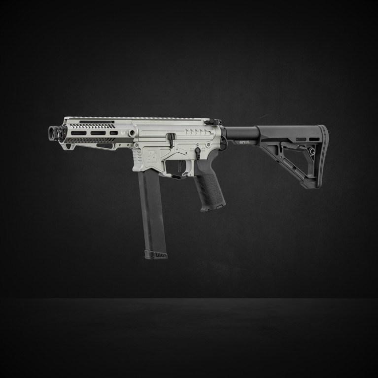 Réplique Zion Arms PW9 Garde main court Chrome