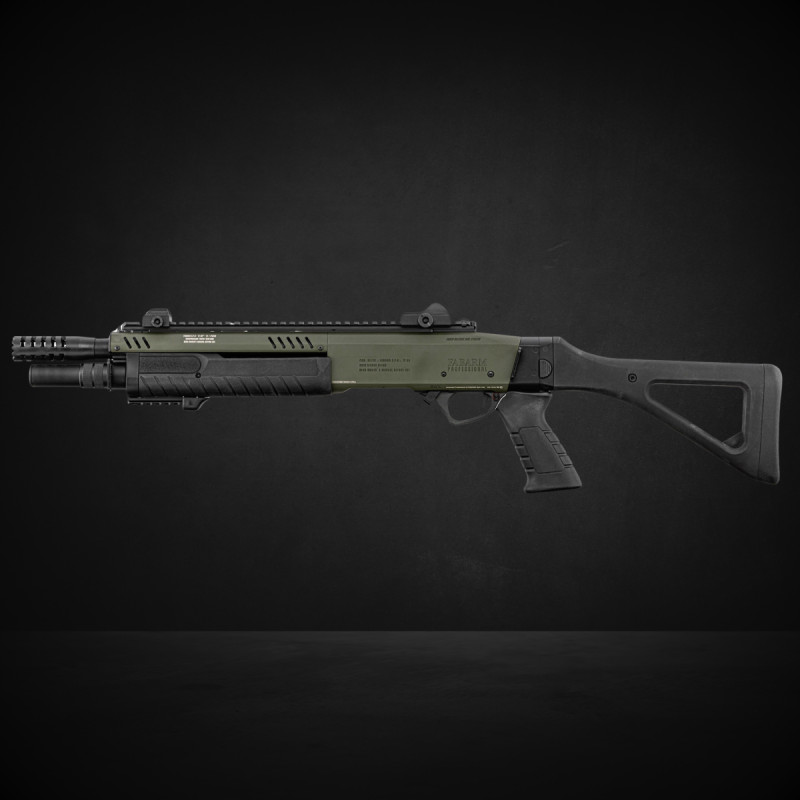 Réplique fusil à pompe FABARM STF12 Compact OD Gaz
