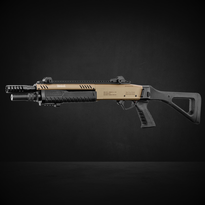 Réplique fusil à pompe FABARM STF12 Compact Dark Earth Gaz