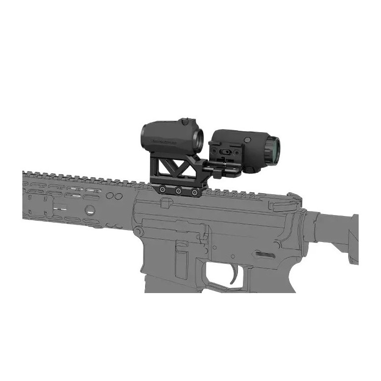 COMBO POINT ROUGE MAVERICK-IV MINI 1X20 x MAGNIFIER MAVERICK-IV 3X22/ PICATINNY HAUT