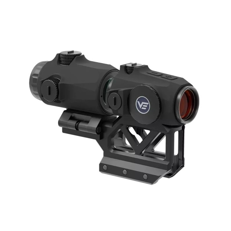 COMBO POINT ROUGE MAVERICK-IV MINI 1X20 x MAGNIFIER MAVERICK-IV 3X22/ PICATINNY HAUT