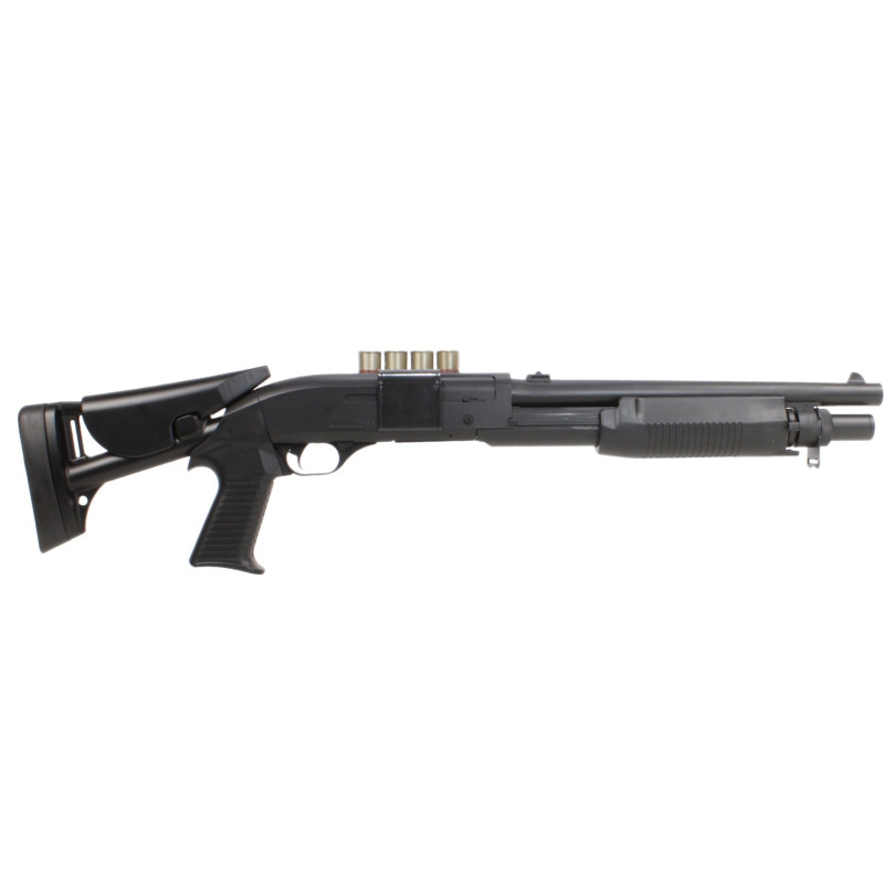 FUSIL A POMPE 6MM M3 RESSORT NOIR