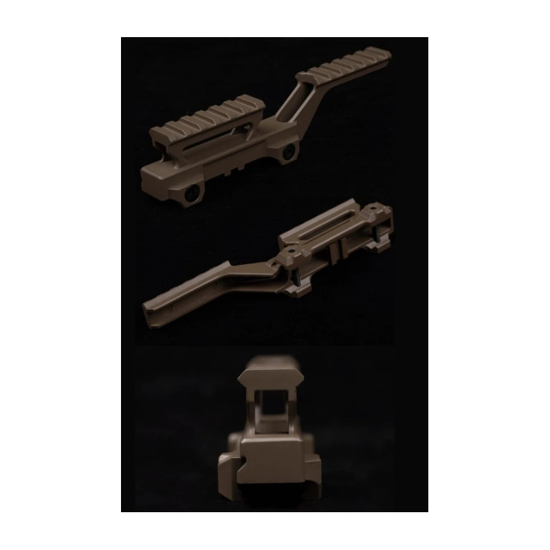 MONTAGE HYDRA T1, Low RIS / Guide rail - Black