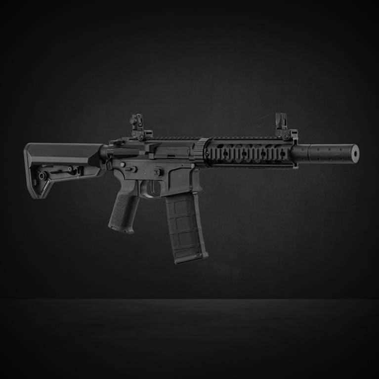 LANCER TACTICAL LT-15 M4 SD POLYMER PACK COMPLET 1J NSR - NOIR