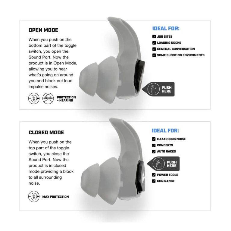 Bouchons d'oreilles X30i Tan