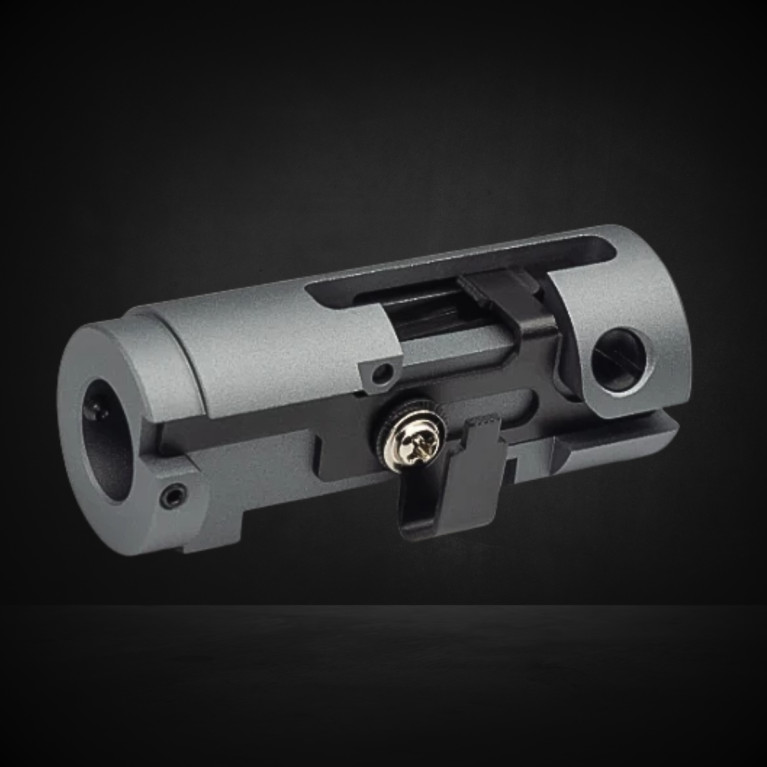 Unité Hop-up en aluminium CNC AA pour VSR-10, type à amortissement - Gris