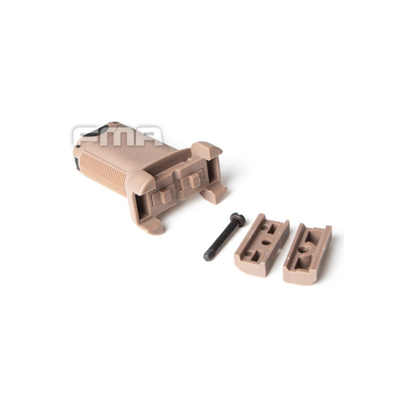 Poignée tactique FMA TD pour rail RIS avec capuchon - Beige