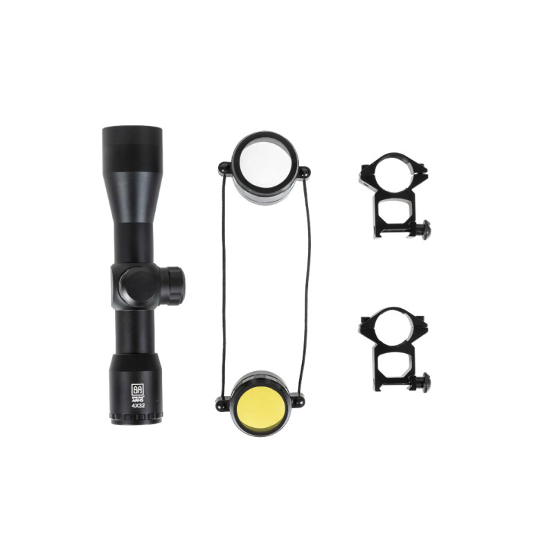 LUNETTE DE VISEE CORE 4X32 NOIR SPECNA ARMS