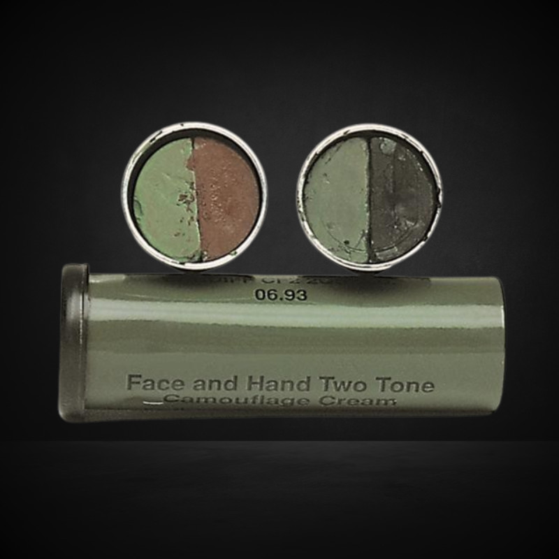 Stick camouflage facial (marron / vert)