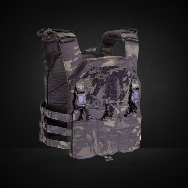 Gilet porte-plaques Drake MK3 Multicam Black- Corso Tactical