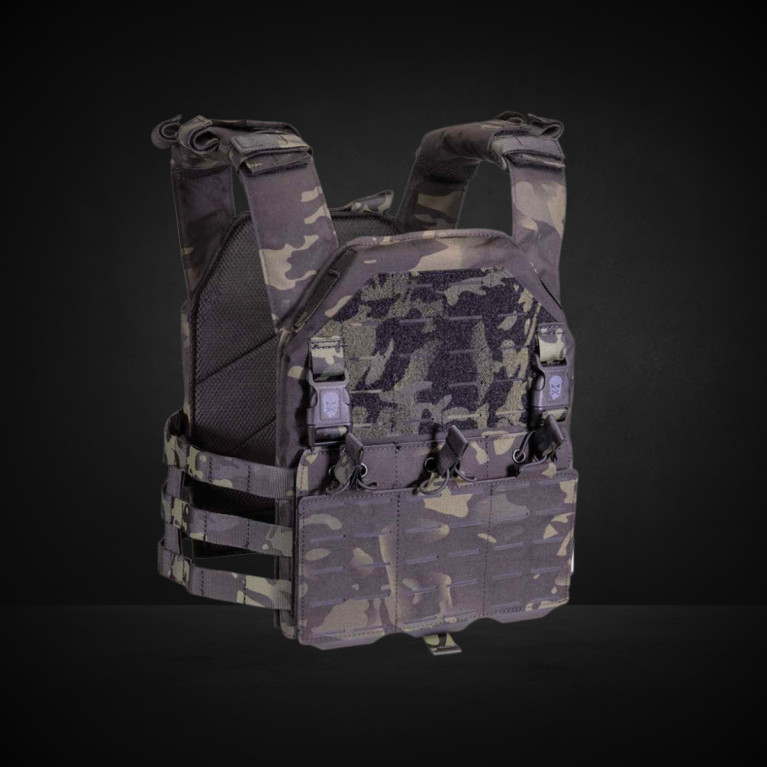 Gilet porte-plaques Drake MK3 Multicam Black- Corso Tactical
