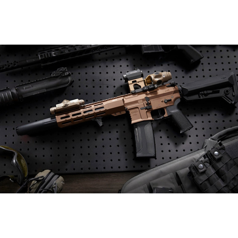 Lancer Tactical MGC4 MK3 M4 AEG Bronze Mayo Gang