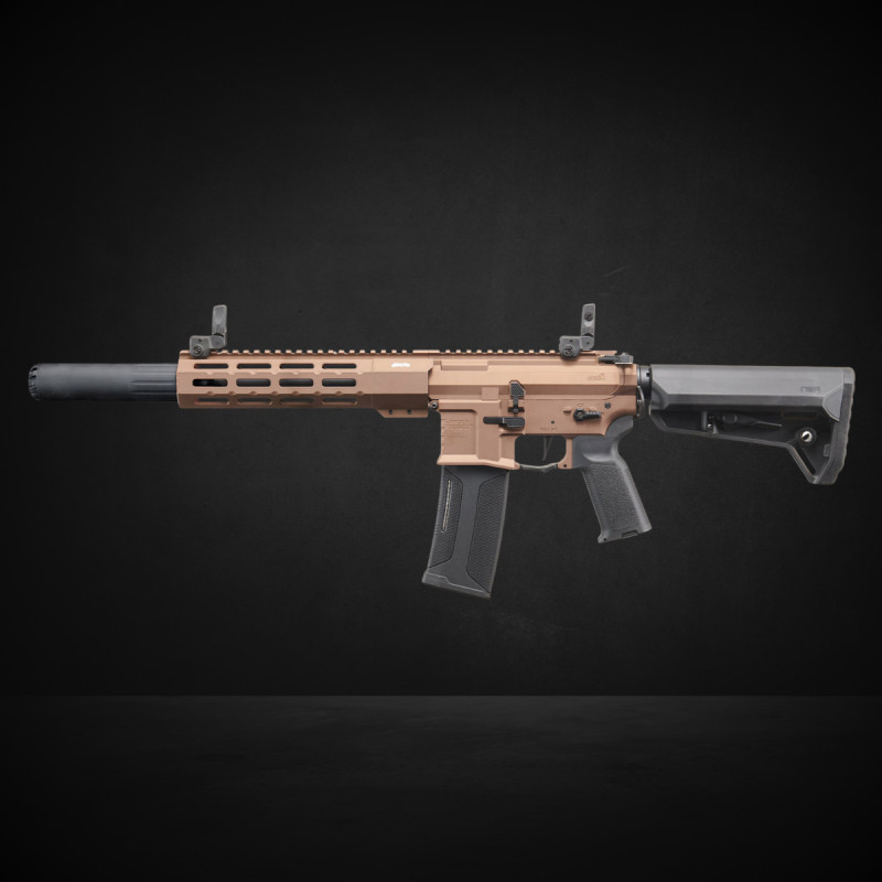 Lancer Tactical MGC4 MK3 M4 AEG Bronze Mayo Gang